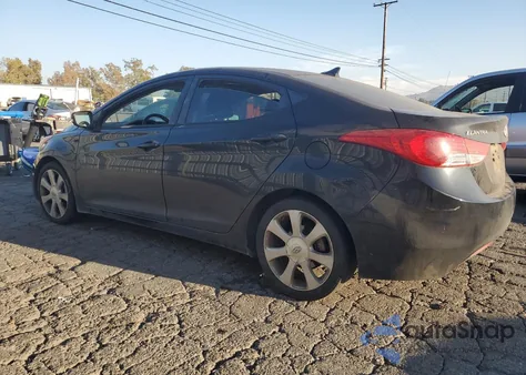 2012 Hyundai Elantra Gls from USA, damaged, VIN 5NPDH4AE1CH123437